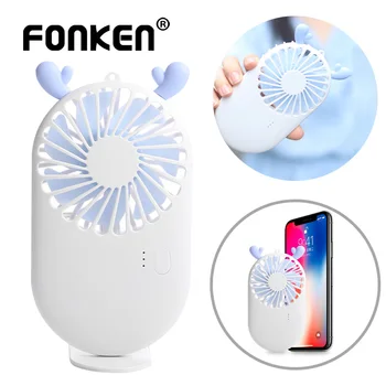 FONKEN Micro USB, Mini USB Ventilator Hladilni Ventilator Hladilnika Prenosni Namizni Ventilator Ročni Ventilator Za Office Prenosni Ventilator Srčkan Namizno Stojalo Fan