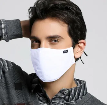 MOŠKI ŽENSKE Modni Bombaž PM2.5 Anti meglica smog usta Prah Maska + * oglje, filter papir, * bakterije dokaz Gripe Masko