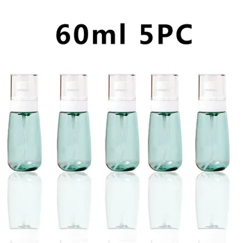 5Pcs Prenosni Spray Steklenico Majhen Prazen Plastični Razkuževanje Spray Steklenico Ličila Tekoče Škropilnica Steklenice Pot Prenosni Steklenice 60ml