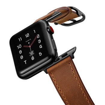 Pravega Usnja trak za Apple watch band 44 mm 40 mm 42mm 38 mm iwath correa apple watch band 44 mm serije 6/5/4/3/2/1 pulseira