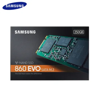 Originalni SAMSUNG 250 GB 500 GB Notranji Trdi Disk 1TB 860 Evo SATA M. 2 2280 SSD ssd Za PC