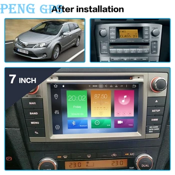 Najnovejši Avto DVD predvajalnik, GPS Navigacija za Toyota Avensis T27 2009-Avto Glavo Enota Multimedijski Predvajalnik, Stereo Radio Trak Recoder