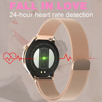 2020 Novo F80 Ženske Pametno Gledati Več Klicanje Zdravje Spremljanje Srčnega utripa Nepremočljiva Šport Smartwatch Za IOS Android