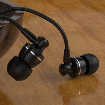 Slušalke za v Uho Za Xiaomi Slušalke Za Telefon Stereo Bas Slušalke Kovinski Žične Slušalke Hi-fi Slušalke, Mikrofon za Samsung