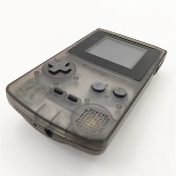 Jasno Črno Prenovljen Za Game Boy Konzola Za GBC Konzolo Z Osvetlitvijo od zadaj Osvetljen LCD Mod Konzolo In Igra Kartice