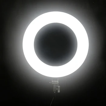 Fotografija LED Selfie Obroč Svetlobe, 12 CM možnost zatemnitve Fotoaparat, Telefon Zvoni Svetilko Z Mize Stativi Za Ličila Video v Živo Studio