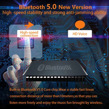 5.0 Bluetooth Zvočnik Prenosni Zunanji Zvočnik Brezžični Mini Stolpec 3D Stereo Glasbe Surround Podpora FM TFCard Bas Box