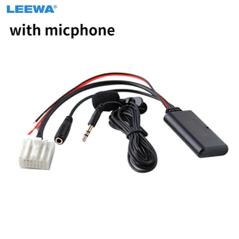 LEEWA Avto Aux-Brezžični vmesnik Bluetooth Modul Avdio Radio Sprejemnik Aux Kabel za Mazda 3/6 M3, M6 Pentium B70 CD Host Kabel
