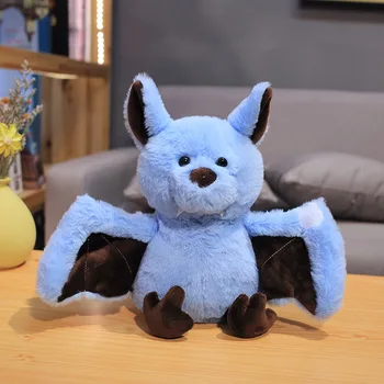 Nova Risanka Bat Plišastih Igrač Dark Elf Srčkan Bat Baby Soft Osebnost S Spanja Pripovedovanja Plišastih Igrač Darilo Za Otroke