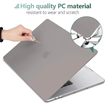 Pregledna Težko PC Primeru Zaščito Za Macbook Air Pro Retina 11 12 13 15 16 Dotik Bar A1932 A2179 A2159 A1466 A1369 Kritje Coque