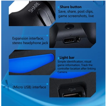 Bluetooth Gamepad za PS4 Krmilnik WirelessController za PS4 Gamepad Palčko za Dualshock 4 za Play Station 4 manette ps4