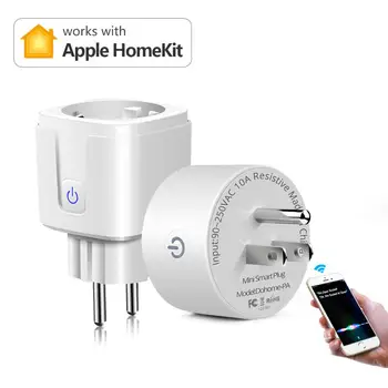 Apple Homekit Stikalo Siri Glas Za Nadzor Doma Napravi Lučka za Wifi Smart Vtičnice Priključite Inteligentno Brezžično Vtičnico 90-265V EU NAS