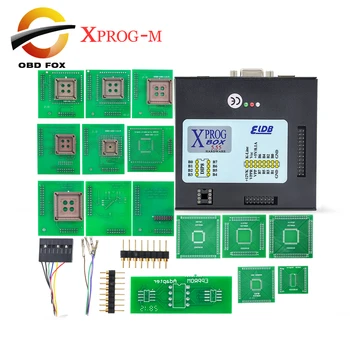 XPROG-M V5.84 Kovinsko Škatlo XPROG V5.55 V5.74 V5.84 Xprog m V5.84 Auto ECU Programer Orodje X Prog Polje 5.84 Polno Adapterji