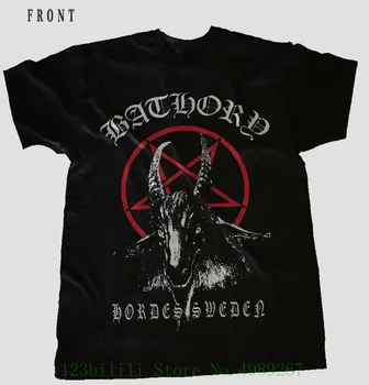 Bathory Black Metal Strup Zločin Black T _ Rokavi Velikosti S 7Xl Tee Shirt Priložnostne Kratek Rokav