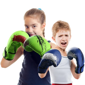 Barvita Visoko Kakovostnih Otroka Otroci Boksarske Rokavice za Fitnes MMA Rokavice Kick Boj Usposabljanje Boksarska Rokavica za Rojstni dan Darila Fantje Dekleta