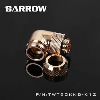 Barrow TWT90KND-K12 TWT90KND-K14 90degree Rotacijski Adapter za Trdi cevi 12 mm/14 mm Črna/Srebrna/Bela/Zlata vode, hladilnik Vgradnjo