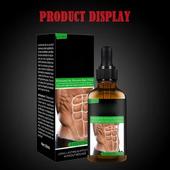 Močne Trebušne Mišice Eterično Olje, 30 ML Moški Močnejše Mišice Krema Anti Celulit Kurjenje Maščobe Izgubo Teže Proizvoda