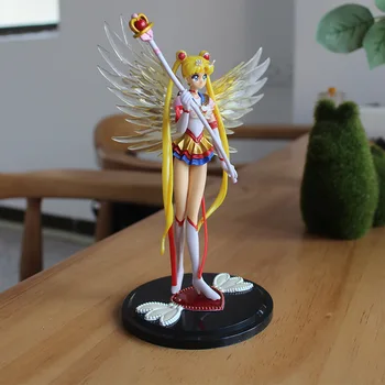 Risanka Sailor Moon figuric Japonske Anime 16 cm Merkur Jupiter, Venera Figurice Dosegljivi Modeli Otroci Igrače Božično darilo