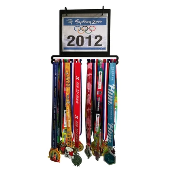 Maraton medaljo zaslon obešalnik Šport medaljo imetnik zaslon z oprsnikom imetnik držite 24~36 medalj