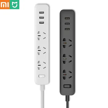 Xiaomi Mijia Moč Trakovi Mi Pametni Dom Elektronika Polnjenje 3 USB 2.0 Vmesnik Razširitev Vtičnice Priključite / EU UK NAS AU Adapter
