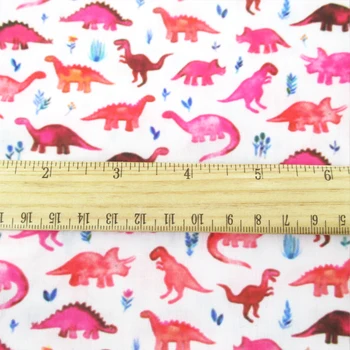 50*145 cm Živali Natisnjeni Bombažne Tkanine za Tkiva Otroci Doma Tekstilne Mozaik Krpo DIY Šivanje Quilting Materiala,c12302