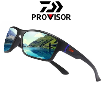 2021 Novo Daiwa Polarizirana sončna Očala za Moške Vožnje Odtenki Moška sončna Očala Letnik Vožnje Klasičnih Ribolov sončna Očala Moški