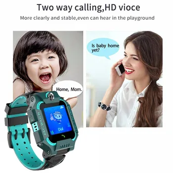 Dual Camera Otroci je Pametno Gledati 2G Kartica SIM Klicne Otroci Pametne Ure LBS Položaja Anti Izgubil Watch Telefon Za Baby Dekleta Fantje