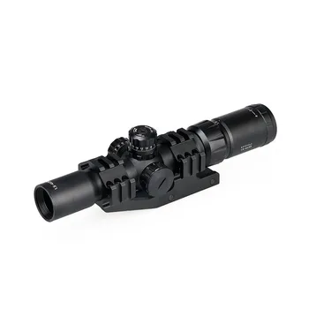 Taktično 1.5-4x30 Lov Optične Pogled Puška Področje Pogled RMR Nastavljiv Red Dot Obsega Prepoznavanje možnosti Za Puško riflescope