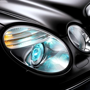 Avtomobilski Žarometi Objektiv steklen Pokrov Pravico za Mercedes W211 E240 E200 E350 E280 E300 2002-2008 Lampcover Kritje Lampshade