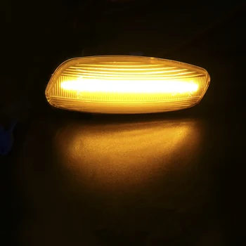 2Pcs Zaporedno Blinker Svetlobe Vključite Opozorilne Luči LED Avto Dinamične Strani Marker Za Peugeot 308 207 3008 5008 Citroen C3 C4 C5 DS3