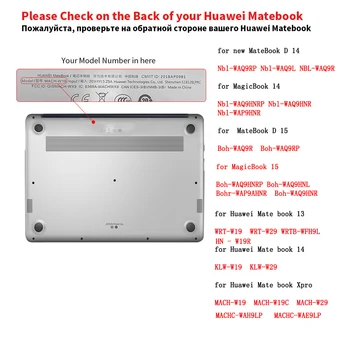 Za celotno Telo, Laptop Primeru Kritje za Huawei Honor MagicBook 14 MagicBook 15 / Matebook D15 MateBook D 14 /Matebook 13 14 X Pro 13.9