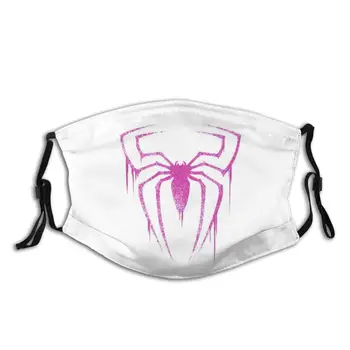 Pajek Simbol ( Roza Različico ) Tiskalni Stroj Filter Proti Prahu Usta Masko Pajek Spidergwen Gwen Stacy Roza Stripi Neverjetno