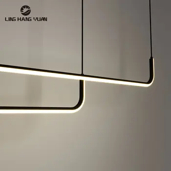 L120cm LED Lestenci za Spalnico, Jedilnico, Kuhinjo, Dnevna Soba Dekor Visi Razsvetljavo Lustre Doma Notranjo Lestenec Razsvetljavo