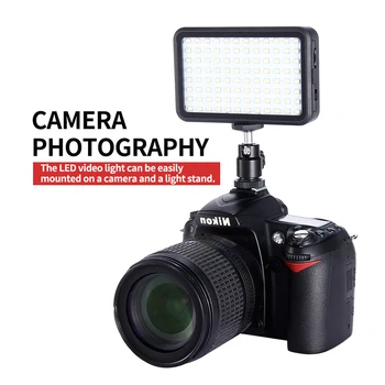 MAMEN PAD96 6000K LED Video Fill Light Z 3200K CT Filter Za Nikon Canon Sony DSLR Fotoaparat Izdelek Portrait Fotograranje Svetlobe