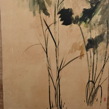Zbirka Kitajski Klasične Slike Zhang Daqian Pet-Barva Lotus