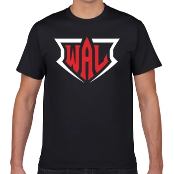 Vrhovi Majica s kratkimi rokavi Moški svet armwrestling lige Priložnostne Black Geek Bombaž Moški Tshirt XXXL