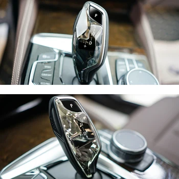Avto prestavna ročica pokrov trim nalepka je primerna za BMW G30 serije 5 samodejno prestavljanje prestavno ročico menjalnika palico kristalno primeru lupini pokrov
