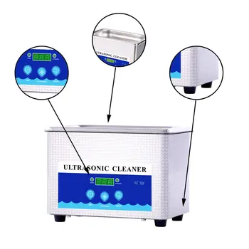 Gospodinjski Ultrazvočno čiščenje stroj za čiščenje očal nakit watch strojne opreme ultrazvočno napravo za čiščenje + košarico
