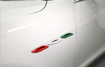 Chrome ABS Strani Krilo Pretok Zraka Marker Fender Vnos Vent Kritje Trim Fit Za Maserati Ghibli Quattroporte dodatki Avto-Styling