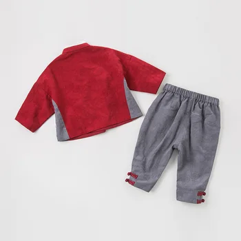 DB12753-N dave bella jeseni baby fantje kompleti oblačil bo ustrezala otrok trdna oblačila Kitajski stil