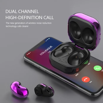 Barvita TWS 5.1 Bluetooth LED HD Slušalke Slušalka za Prostoročno Hrupa Stereo Mikrofon Brezžični Nevidni Dotik Nadzor Nepremočljiva