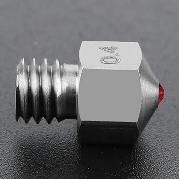 3D Tiskalnik Pribor MK8 Titana Jekla Ruby Šoba 0,4 mm Združljiv z PETG ABS PEI POKUKAJTE