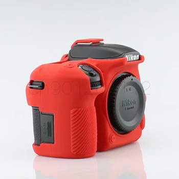 Mehke Silikonske Gume Fotoaparat Telo Primeru Kožo Fotoaparat Torba Zaščitnik Kritje za Nikon D7500 DSLR C