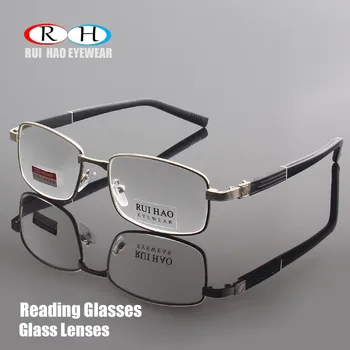 Branje Očala Pravokotnik Oblikovanja Stekla, Leče Branje Očala +1.00~+4.00 Presbyopic Očala Unisex Hyperopic Očala