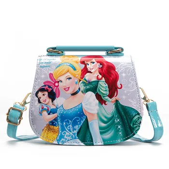 Disney princesa ženske pu messenger bag dekle Zamrznjeni rami Sofija torbici otrok, moda, nakupovanje vrečko