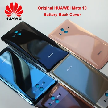 Huawei mate 10 Pokrov Baterije Nazaj Steklena Zadnja Vrata Stanovanja Primeru Za HUAWEI mate10 Hrbtni Pokrovček Baterije Lupini Zamenjava Coque