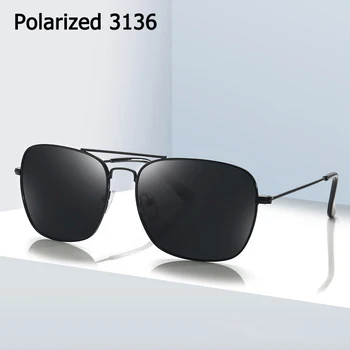 JackJad Klasičnih 3136 KARAVANA Slog Polarizirana Kvadratnih Pilotni sončna Očala Moških Vožnje Letnik blagovno Znamko Design sončna Očala Oculos De Sol