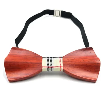 GUSLESON Novost je Tri-dimenzionalni Lesen Lok Kravato Za Moške Sušilniki za Klasično Masivnega Lesa Bowtie 3D Ročno corbata Vezi Gravata