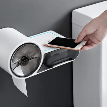 GUNOT Nepremočljiva Toaletni Papir Držalo za Ustvarjalno Tkiva Razpršilnik Za Kopalnico Prenosni Toaletni Papir Roll Imetnik Škatla za Shranjevanje