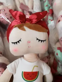 Sadje Metoo Angela sadje Lutke 2019 novega modela, Plišastih Igrač z Box Sanjam Dekle Plišastih Zajec Polnjene Darilo Igrače za Otroke